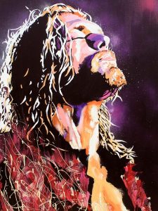 Schamberger's portrait of Edge from the Champions Collection.